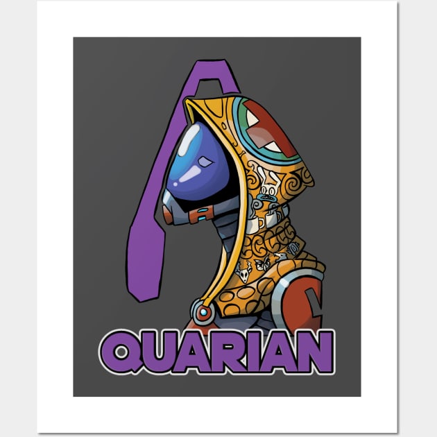 Quarian Bust Wall Art by Dylan